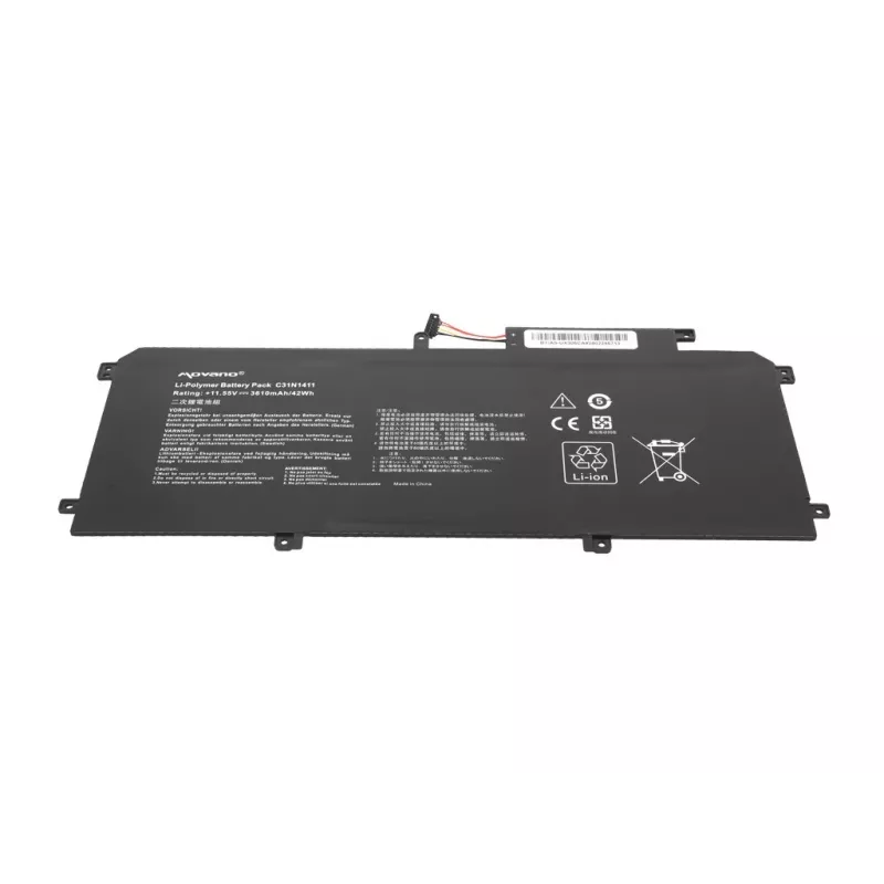 Bateria MOVANO C31N1411 do Asus Zenbook UX305 U305F U305FA UX305CA UX305FA - 3610 mAh (42 Wh)