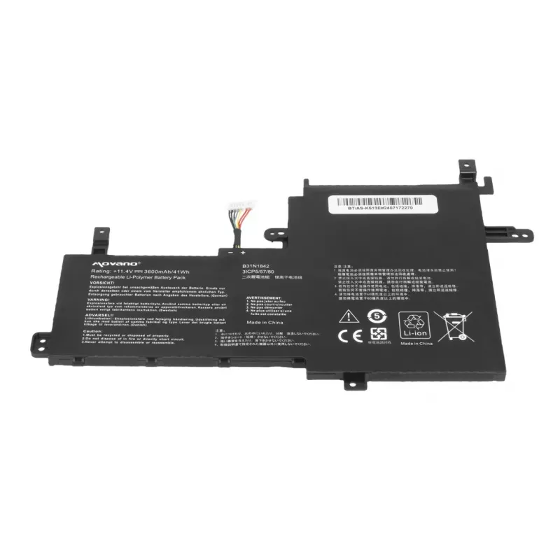 MITSU Battery B31N1842 do Asus Vivobook K513E M513I S513E V531FA X531F - 3600 mAh (41 Wh)