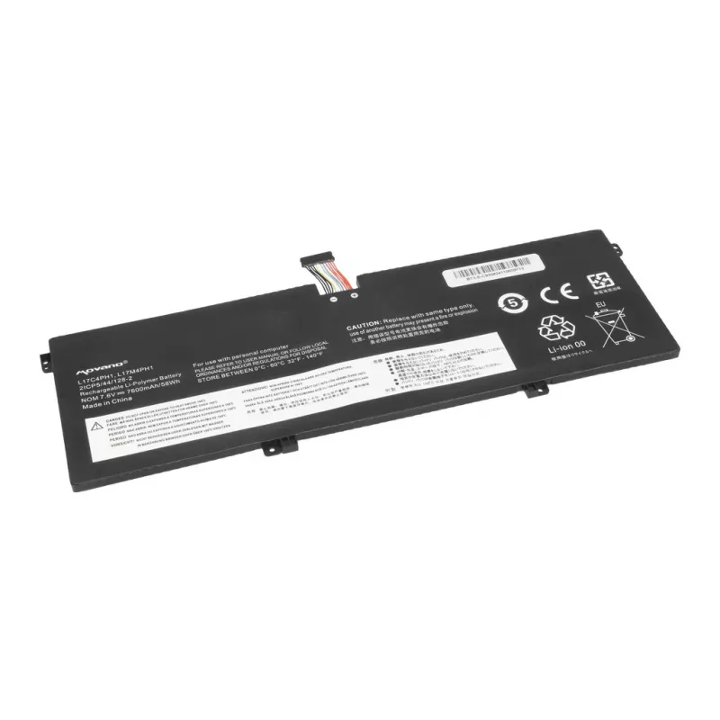 Bateria MOVANO L17C4PH1 do Lenovo Yoga C930-13IKB - 7600 mAh (58 Wh)