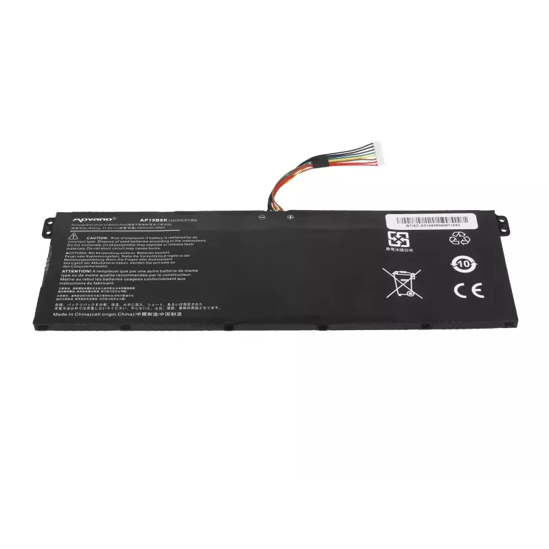 Bateria MOVANO AP19B8K do Acer Aspire 3 A314-22 A315-56 A315-57 A315-58 A317 - 3400 mAh (39 Wh)