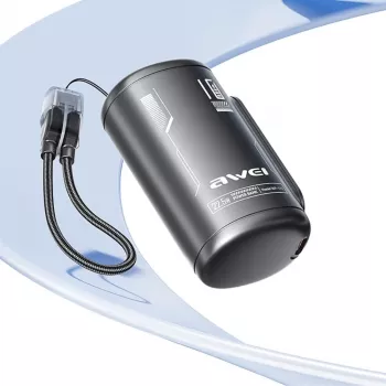 AWEI WP-117 Power Bank 10000mAh 22.5W 3C2xUSB-C Czarny