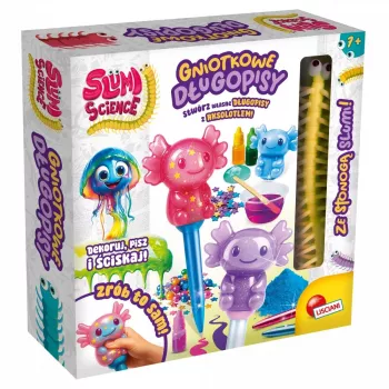 LISCIANI Slumi Squishy Pens - Zestaw nowatorskich długopisów kulkowych z antystresową nakładką, czarny tusz, 0,7 mm średnia końcówka, opakowanie 1 szt.