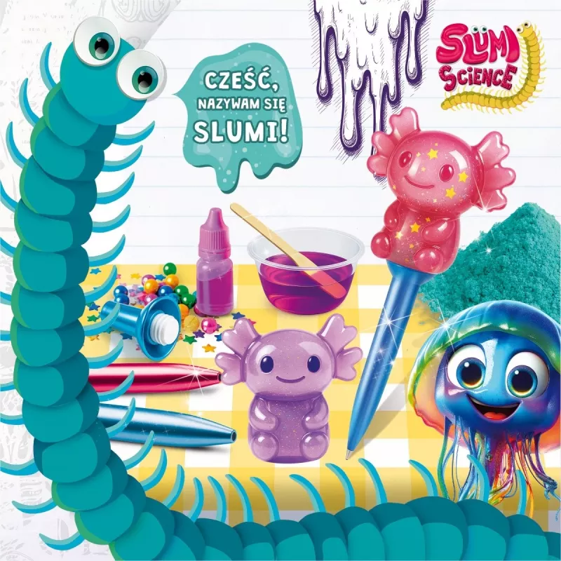 LISCIANI Slumi Squishy Pens - Zestaw nowatorskich długopisów kulkowych z antystresową nakładką, czarny tusz, 0,7 mm średnia końcówka, opakowanie 1 szt.