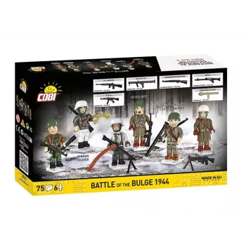 COBI Small Army Bitwa o Ardeny 1944 Klocki Konstrukcyjne, 75 Elementów, 1 Figurka Żołnierza USA