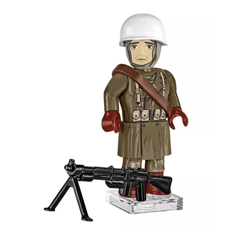 COBI Small Army Bitwa o Ardeny 1944 Klocki Konstrukcyjne, 75 Elementów, 1 Figurka Żołnierza USA