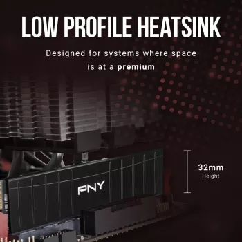 PNY 16GB DDR4 3200MHz Low Profile Moduł pamięci do komputera stacjonarnego