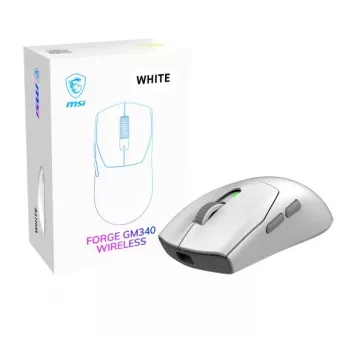MSI Forge GM340 Bezprzewodowa Mysz Gamingowa Biała