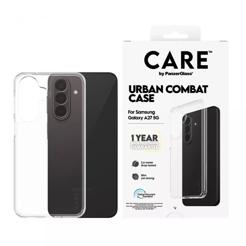 PanzerGlass CARE by Urban Combat Case do Samsung Galaxy A27 5G - Przezroczysty
