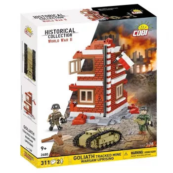 COBI Historical Collection Goliath Tracked Mine Warsaw Uprising Model w skali 1:35 Zestaw konstrukcyjny - 311 elementów