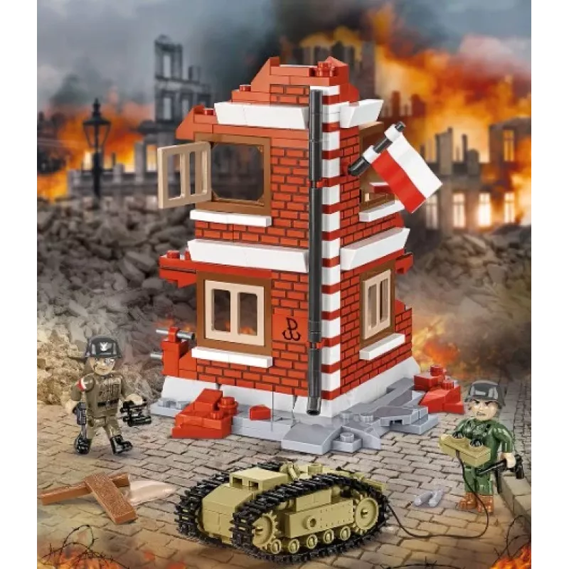 COBI Historical Collection Goliath Tracked Mine Warsaw Uprising Model w skali 1:35 Zestaw konstrukcyjny - 311 elementów