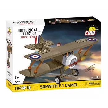 COBI 186 ELEMENTÓW HC WIELKA WOJNA / 2999 / Sopwith F.1 Camel