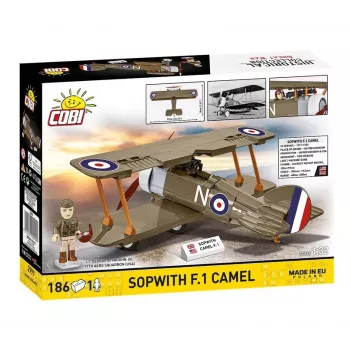 COBI 186 ELEMENTÓW HC WIELKA WOJNA / 2999 / Sopwith F.1 Camel