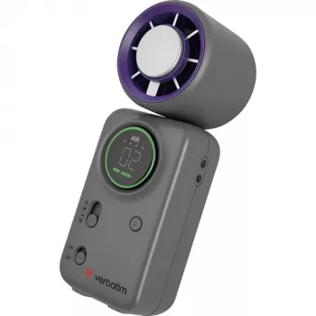 Verbatim Cool'n'Go Ice Touch Mini wentylator ręczny (fioletowy/szary)