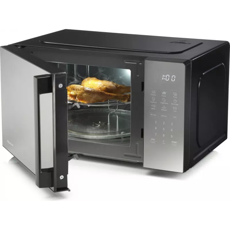 Hisense 742039 Wolnostojąca kuchenka mikrofalowa Solo 20L 700W Srebrna