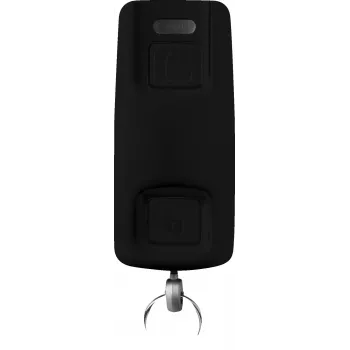 ABUS Security-Center HomeTec Pro Pilot CFF3100 – 2-kanałowy bezprzewodowy pilot do siłowników zamka do drzwi CFA3000/CFA3010, 868.3 MHz, srebrny