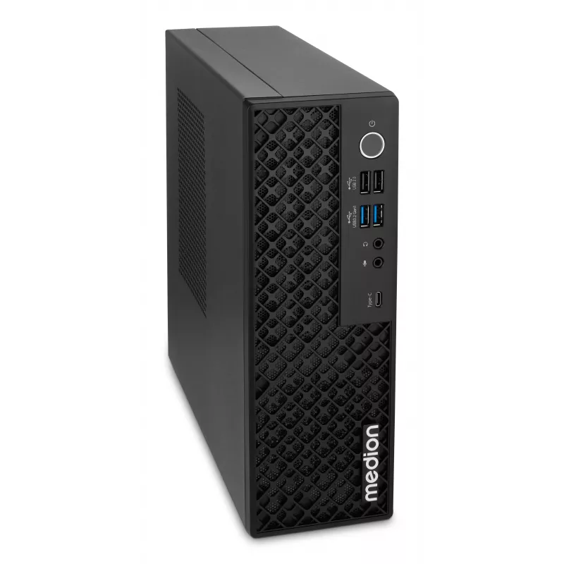 Medion 10026214 PICOWORX T80III MD340101 Mini PC, Intel Processor N100, 16GB RAM, 512GB SSD, Windows 11 Pro, Wi-Fi 6, Czarny