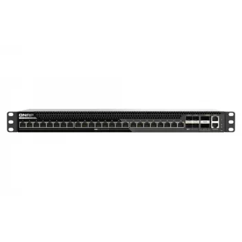 QNAP QSW-M7230-2X4F24T 30-portowy zarządzalny przełącznik Multi-Gigabit z 2x100GbE QSFP28, 4x25GbE SFP28, 24x10GbE RJ45, Layer 3 Lite