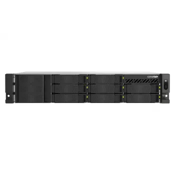 QNAP TS-H1065EU-RP 10-zatokowy NAS Rackmount z Intel Xeon D-1622, 16GB RAM, 2.5GbE, Redundantne zasilanie