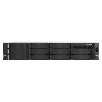 QNAP TS-H1065EU-RP 10-zatokowy NAS Rackmount z Intel Xeon D-1622, 16GB RAM, 2.5GbE, Redundantne zasilanie