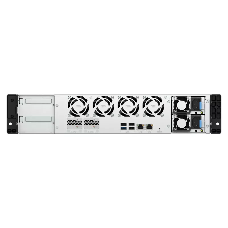 QNAP TS-H1065EU-RP 10-zatokowy NAS Rackmount z Intel Xeon D-1622, 16GB RAM, 2.5GbE, Redundantne zasilanie