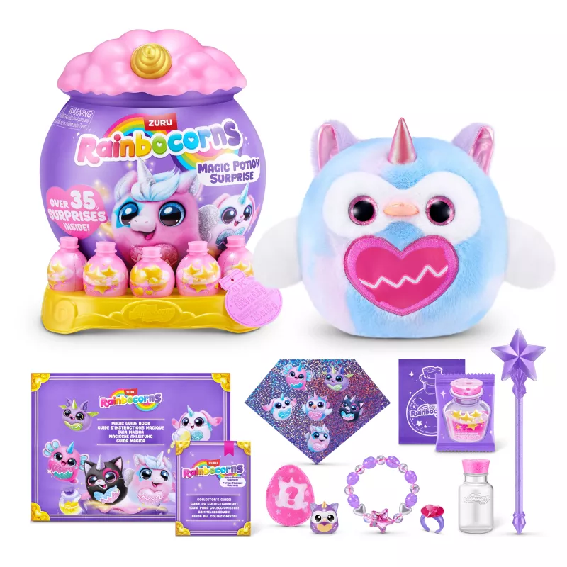 Zuru Rainbocorns Magic Potion Surprise Series 1 Miękka zabawka kolekcjonerska z niespodzianką