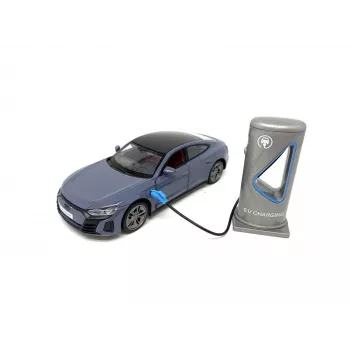 PULIO Auto MSZ 1/36 Audi RS E-Tron GT Światło i Dźwięk Model Samochodu Die-Cast