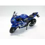 PULIO MSZ 1/12 Suzuki GSX-R1000 Niebieski Model Motocykla Diecast