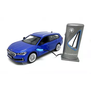 PULIO 1:35 Skoda Superb Combi Model Samochodu Die-Cast z Światłem i Dźwiękiem