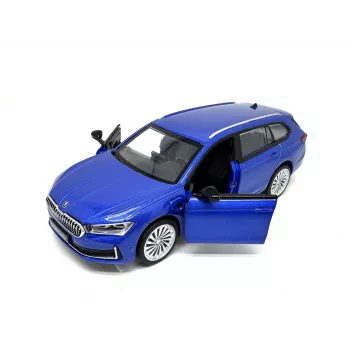 PULIO 1:35 Skoda Superb Combi Model Samochodu Die-Cast z Światłem i Dźwiękiem