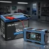 Qoltec 52668 Inteligentna ładowarka akumulatorów 12V 10A z funkcją regeneracji do AGM GEL LiFePO4