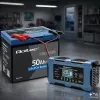 Qoltec 52669 Inteligentna ładowarka akumulatorów 12V 6A z funkcją regeneracji do AGM GEL LiFePO4