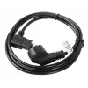 LANBERG CA-C13C-12CC-0030-BK 3m Kątowy przewód zasilający Schuko do IEC C13, H05VV-F 3G1.0, VDE, czarny
