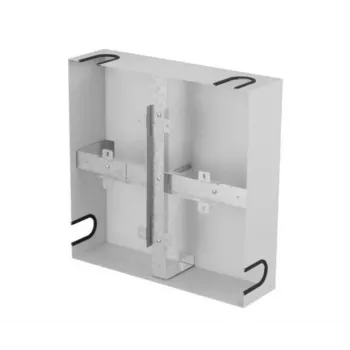 LANBERG Uchwyt do przechowywania nadmiaru kabli 400 x 400 mm - Szary AK-3144-S