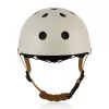 Kask rowerowy Lionelo LO-HELMET Beige Sand – skorupa In-Mold PC, 24 otwory wentylacyjne, pokrętło Headlock, CE EN 1078, rozmiar L 58-61 cm
