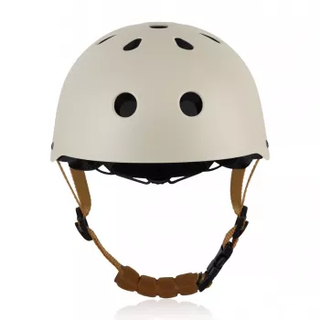 Kask rowerowy Lionelo LO-HELMET Beige Sand – skorupa In-Mold PC, 24 otwory wentylacyjne, pokrętło Headlock, CE EN 1078, rozmiar L 58-61 cm