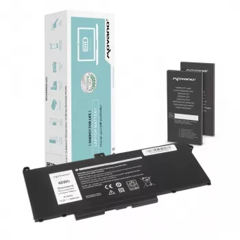 Bateria MITSU RJ40G do Dell Latitude 5520 5420 Precision 3560 - 3000 mAh (46 Wh)