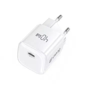 CRONG NEO GaN 40W USB-C PD 3.2 Ładowarka ścienna z AVS - Biała