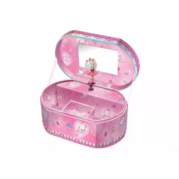 PULIO Owalu Musicalny Box - Balerina Kot Pecoware