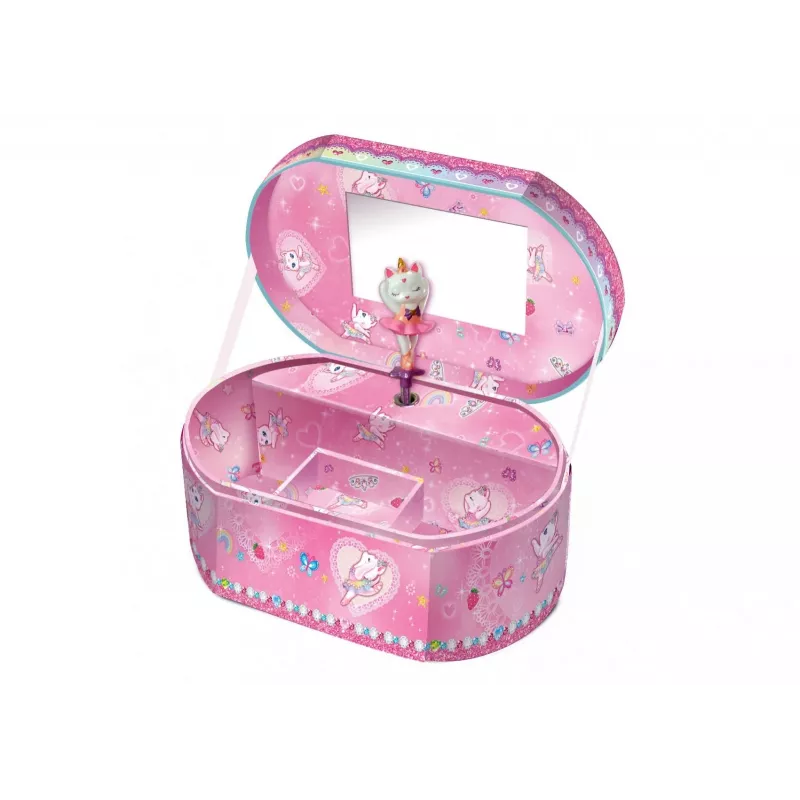 PULIO Owalu Musicalny Box - Balerina Kot Pecoware