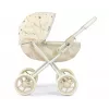 MILLY MALLY Wózek dla lalek Dori NATURE - Naturalne drewno, klasyczny skandynawski design, dla lalek do 45 cm, wiek 12m+