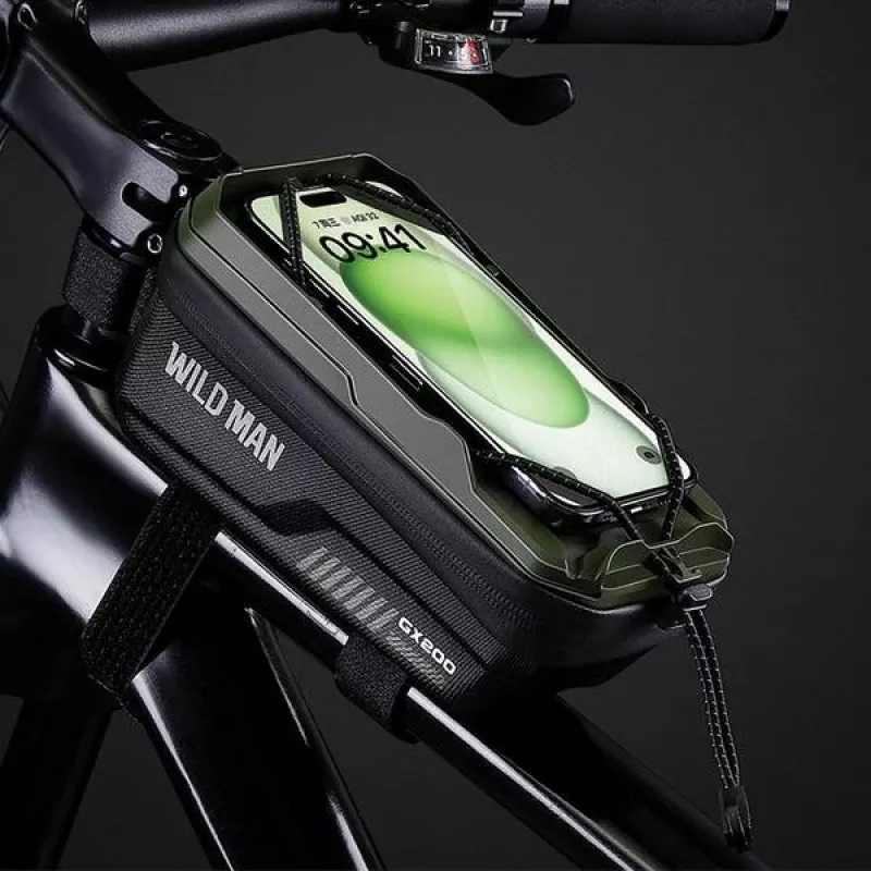 WILDMAN GX200 Desert Bicycle Frame Bag z uchwytem na telefon