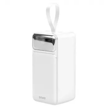 Savio BA-15 Power Bank 50000 mAh Biały