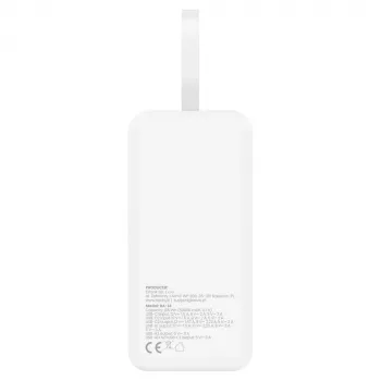Savio BA-15 Power Bank 50000 mAh Biały