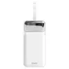 Savio BA-15 Power Bank 50000 mAh Biały