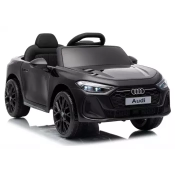 LEAN CARS Audi A5L HL788 Czarny Samochodzik elektryczny 12V z pilotem rodzicielskim, światłami LED, MP3, koła EVA, siedzenie z eko-skóry, maks. obciążenie 30 kg, dla dzieci 3-8 lat