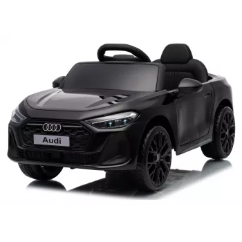 LEAN CARS Audi A5L HL788 Czarny Samochodzik elektryczny 12V z pilotem rodzicielskim, światłami LED, MP3, koła EVA, siedzenie z eko-skóry, maks. obciążenie 30 kg, dla dzieci 3-8 lat