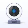 UGREEN 2K QHD kamera internetowa z diodowym światłem wypełniającym i wbudowanym mikrofonem, 30 kl./s, USB 2.0, autofokus, 80° FOV, z klipsem i mocowaniem na statyw, czarna
