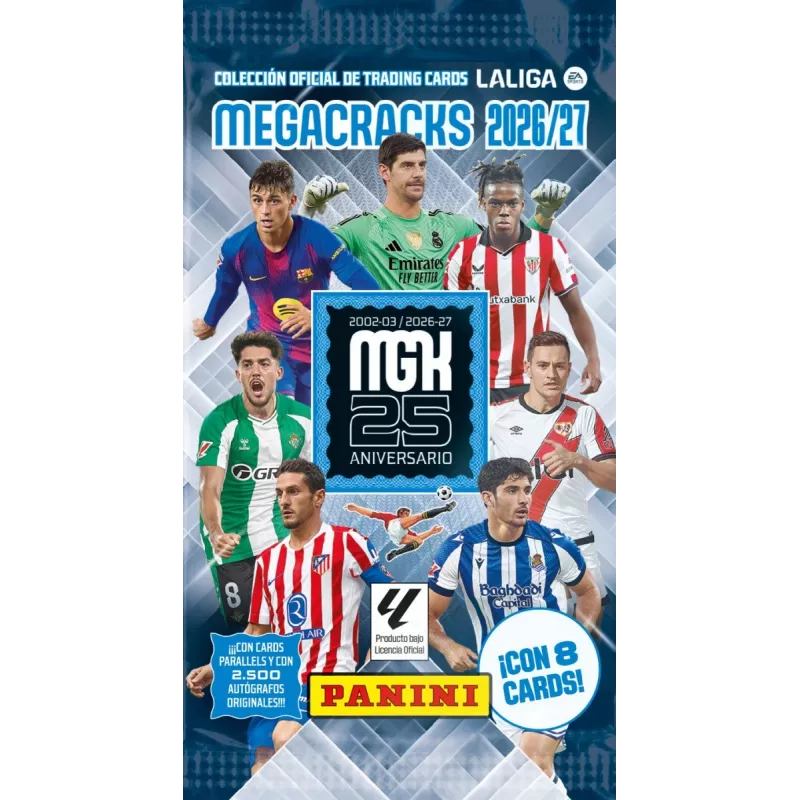 Panini La Liga 2027 Adrenalyn XL Gra karciana Display Box – 50 saszetek (300 kart)