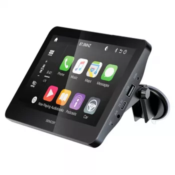 SENCOR SCT M760BWT 7 inch Bezprzewodowy CarPlay Android Auto 2-DIN Odbiornik multimedialny z wejściem na kamerę cofania