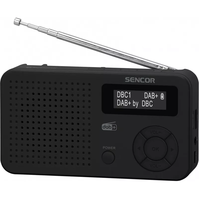 Sencor SRD 7210B DAB+ Radio FM/BT/USB - Czarny